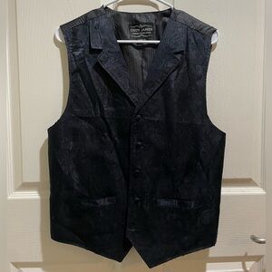 Cody James Black Paisley Western Men's Vest